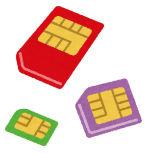 SIMカードのイラスト